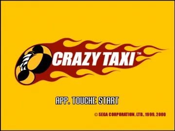 Crazy Taxi screen shot title